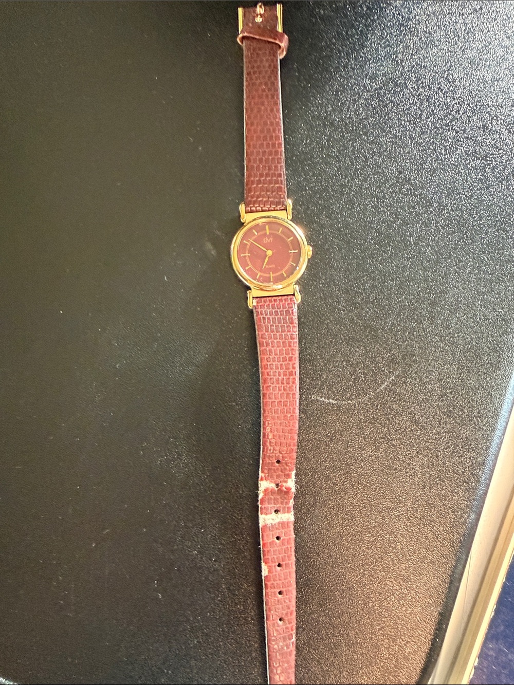 Women’s classic DVF watch with gold detail